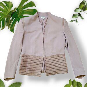 Luxury Helmut Lang Wool and Leather Jacket, Sz S-M